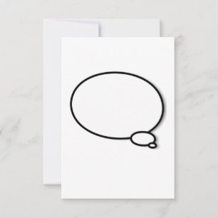 Carte Bulle de pensée