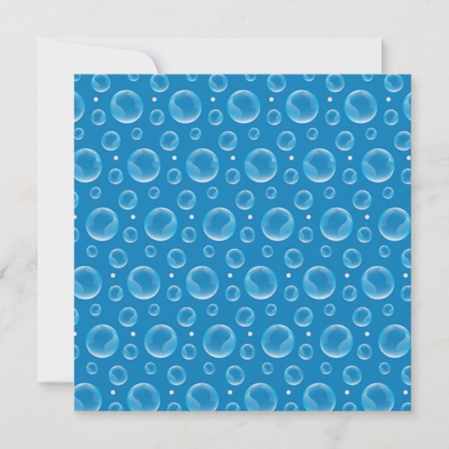 Carte Bulles bleues (Devant)