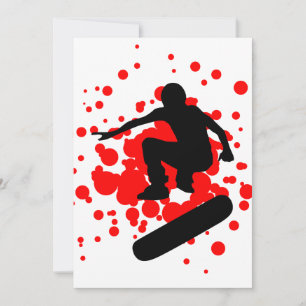 Carte bulles de skateboard