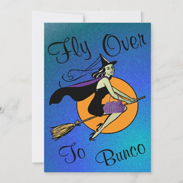 Carte Bunco Halloween - Vol Vers Bunco (Devant)