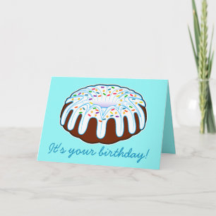 Carte Bundt Cake Birthday !