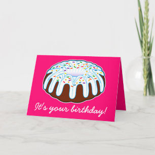 Carte Bundt Cake Birthday !