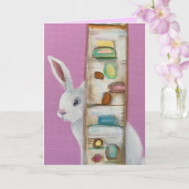 Carte Bunny d'art Whimsical 3