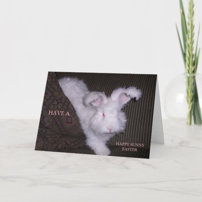 CARTE BUNNY DE PÂQUES (Devant)
