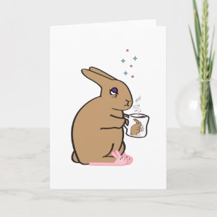 CARTE BUNNY DU MATIN
