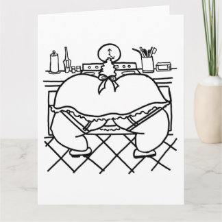 Carte Buns Fraîches Four Big Coloring Card Chubby Art