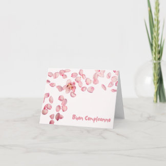 Carte Buon compleanno, Joyeux anniversaire italien