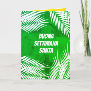 Carte Buona Settimana Père Noël Semaine sainte