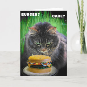 Carte Burger ou gâteau pour votre anniversaire ?