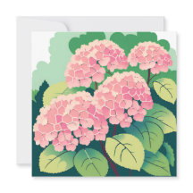 Carte Bush Hydrangea rose