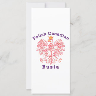 Carte Busia canadienne de l'aigle