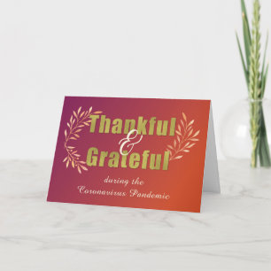Carte Business COVID-19 Grateful & Thanksgiving