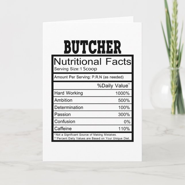 Carte Butcher (homonymie) (Devant)