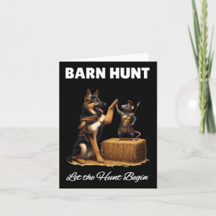 Carte Byrn Hunt Lover - Joli Rat Guerrier Et Germain