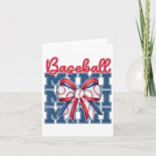 Carte Bysebyll Mimi Coquette Bow Sport Maman Fête des mè