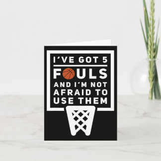 Carte Bysketbyll Player 5 Fouls - Fun Bysketbyll