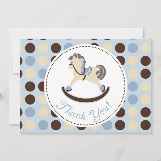 Carte C2 du garçon TY de cheval de basculage (Devant)