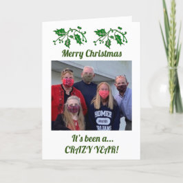Carte C’est une année CRAZY du Gang with Photo