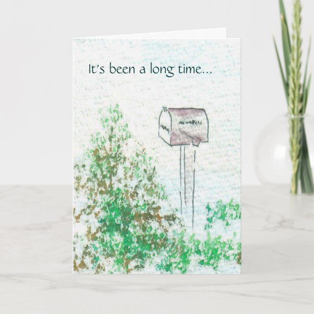 Carte C'a été un long temps… (Devant)