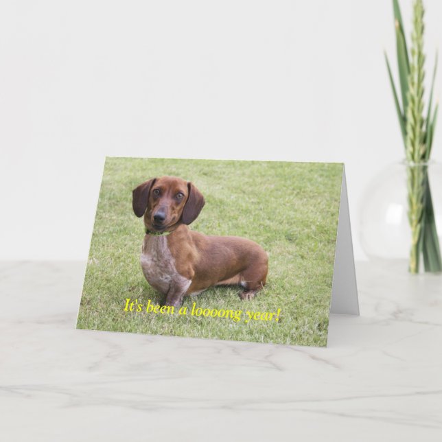 Carte Ça fait un an (Devant)