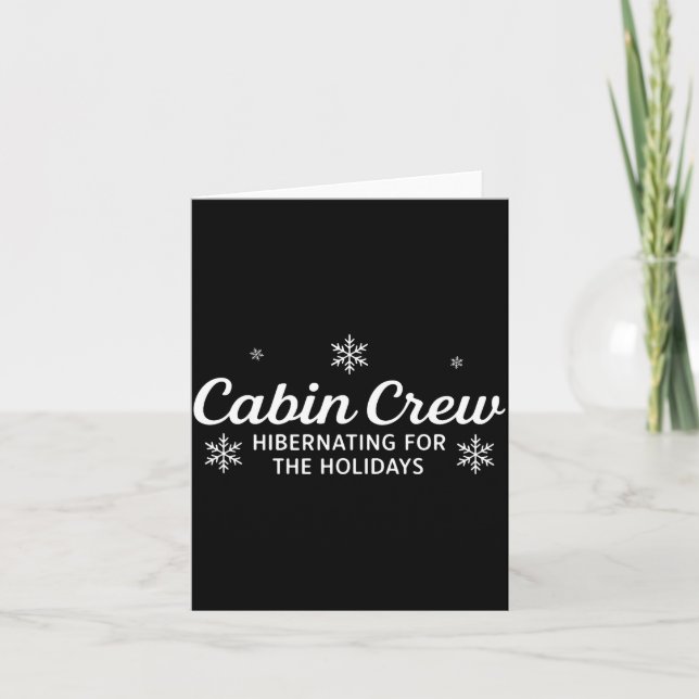 Carte Cabin Crew Christmas Family Matching Pajamas Set  (Devant)