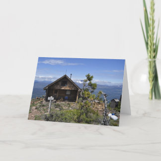 Carte Cabine de rondin sur la butte noire