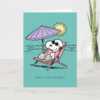 Carte cacahuètes | Snoopy Beach Retirement | Ajouter vot