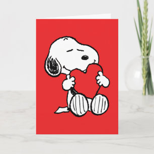 Carte cacahuètes   Snoopy Coeur d'accrochage   Ajouter v