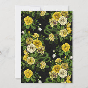 Carte Caché en rose, jaune et vert