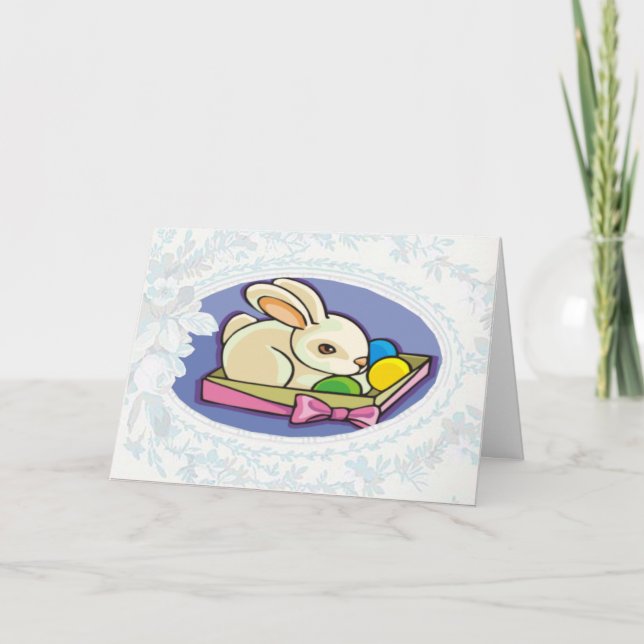 Carte cadeau Bunny Pâques (Devant)
