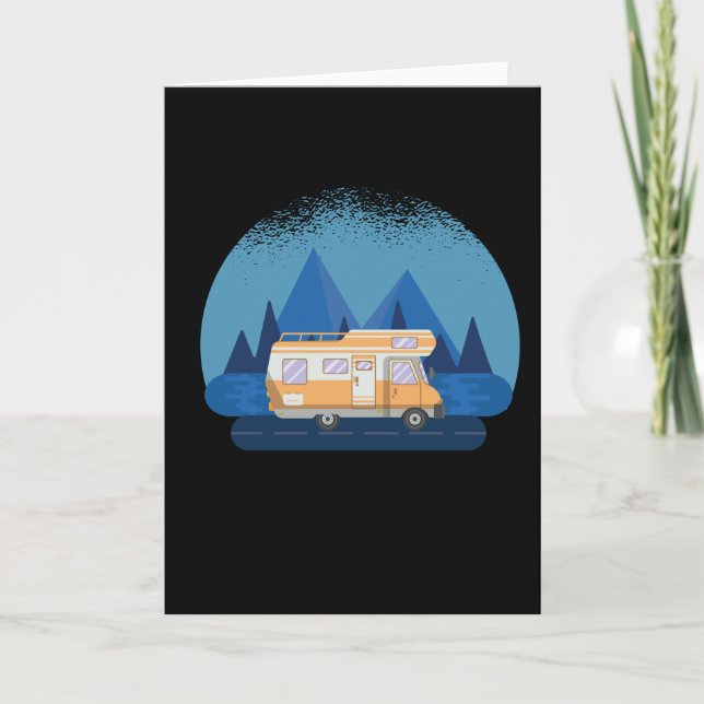 Carte Cadeau caravane résidentielle randonnée camping (Devant)