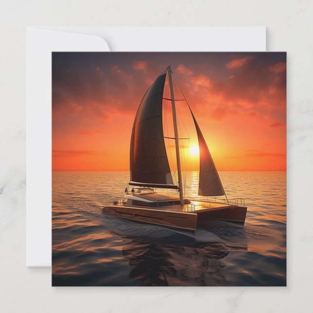 Carte cadeau Catamaran Boat (Devant)