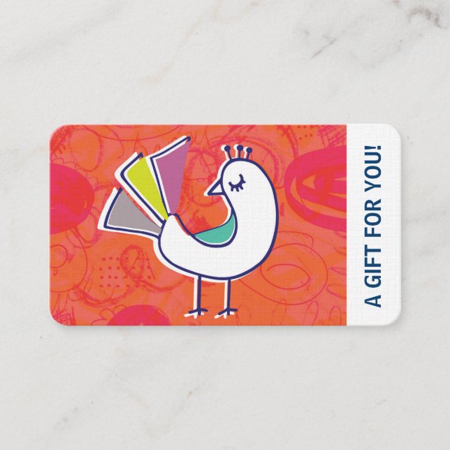 Carte cadeau, Certificat cadeau, D2-052115 (Devant)