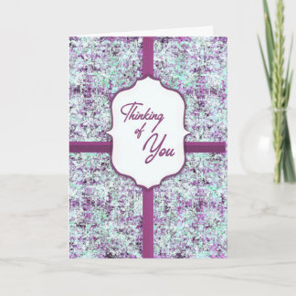 Carte Cadeau Chocolat Lavender Thoughts Pensées pour Toi