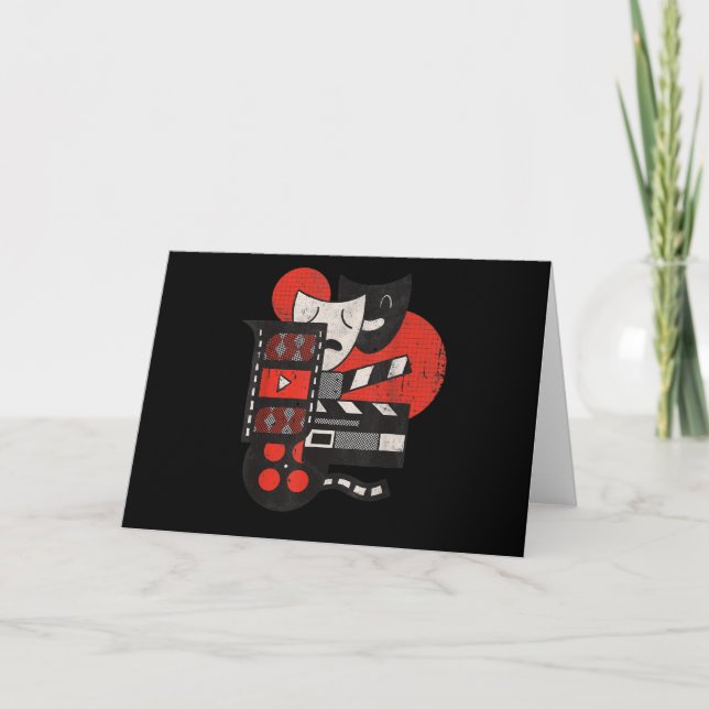 Carte Cadeau d'acteur ou d'amateur de cinéma (Devant)