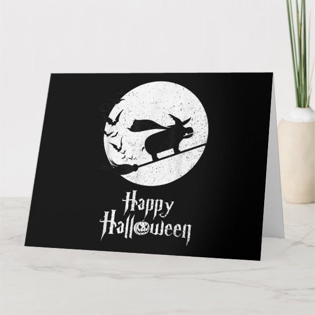 Carte Cadeau d'amant d'hippopotame sorcière de déguiseme (Devant)