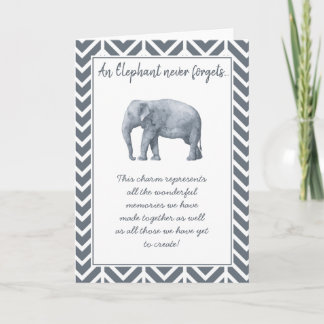 Carte Cadeau d'amitié éléphant - Gardien spécial ami
