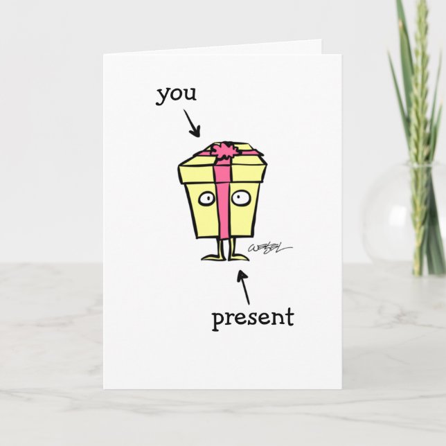 Carte Cadeau d'anniversaire (Devant)