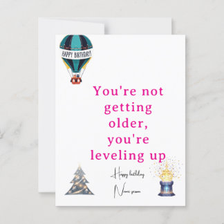 Carte cadeau d'anniversaire Idée cadeau unique et 