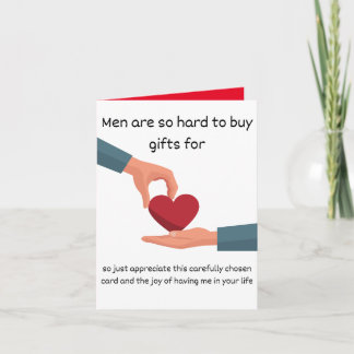 Carte cadeau d'anniversaire masculin amusant