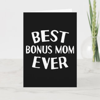 Carte Cadeau d'anniversaire Meilleur bonus maman jamais 