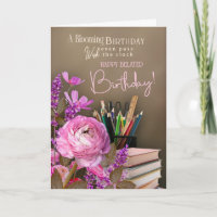 Cadeau d'anniversaire tardif pour tuteur - Roses r