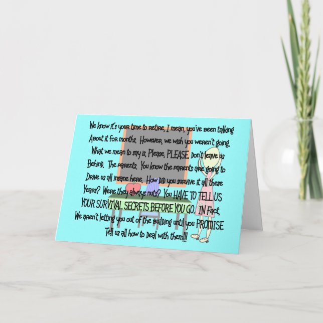 Carte Cadeau d'art d'histoire "de parents aliénés" de (Devant)