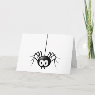 Carte Cadeau de Black Spider Cute Halloween