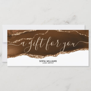 Carte cadeau de certificat de la Terre beige moder