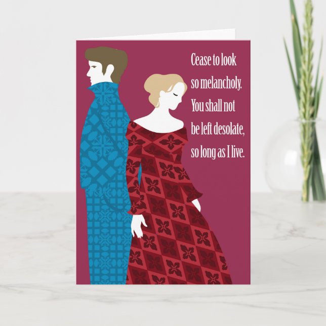 Carte Cadeau de Charlotte Bronte "Jane Eyre" avec la (Devant)
