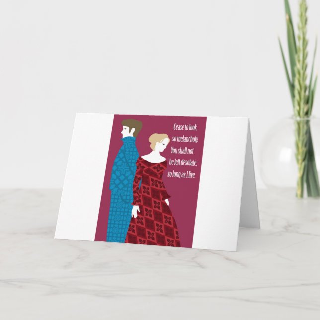 Carte Cadeau de Charlotte Bronte "Jane Eyre" avec la (Devant)