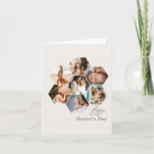 Carte Cadeau de fête des mères Collage photo personnalis