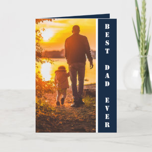 Carte cadeau de Fête des pères photo personnalisée