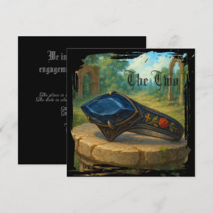 Carte Cadeau de fiançailles gothique